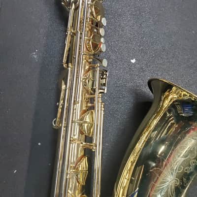 King Super 20 Bari Sax 1960 - Lacquered Brass image 19