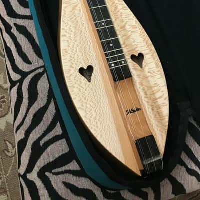 2020 McSpadden 4FGCSYE 4-String Ginger Mountain Dulcimer w/ Extra Fret, Gig Bag image 7
