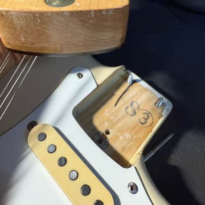Fender St72 1985 Scalloped - Cream White image 19