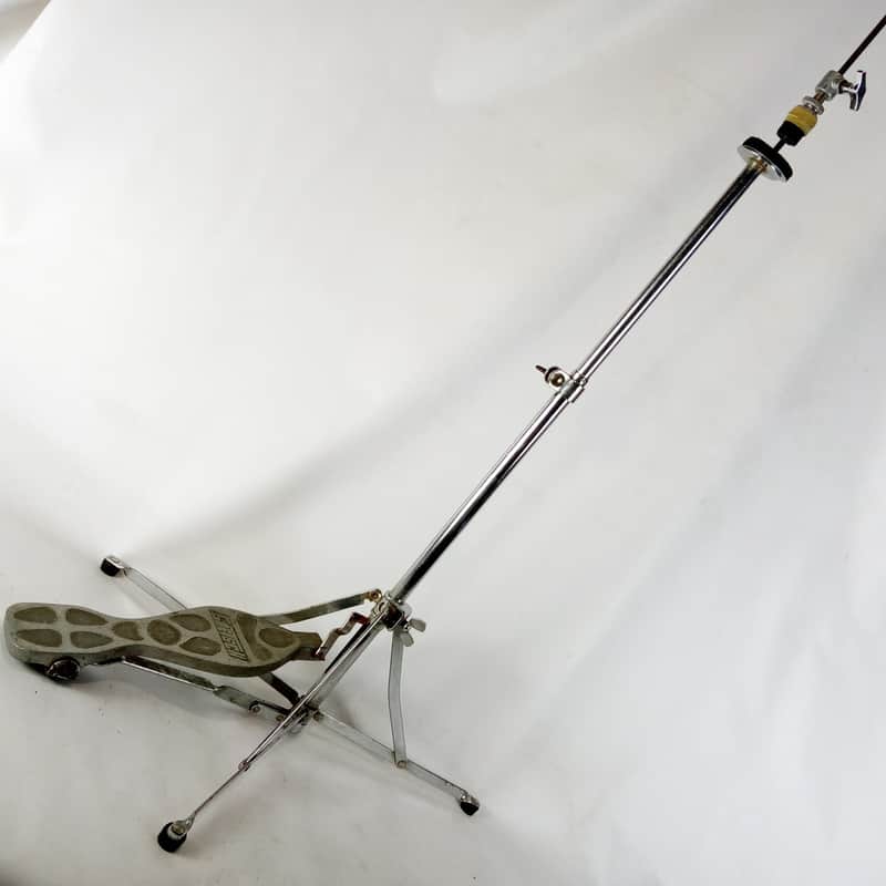 Gretsch Flat-Base Hi-Hat Cymbal Stand Vintage 60s Flush Tripod Round Badge#4844W image 1