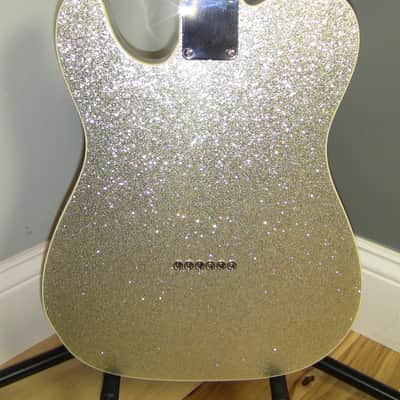 Fender Custom Sparkle Telecaster 2009 Silver Sparkle image 4