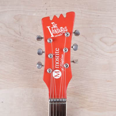 Mosrite The Ventures Model Mark I 1964 Reissue 2000s Red w/ Hard Case image 20