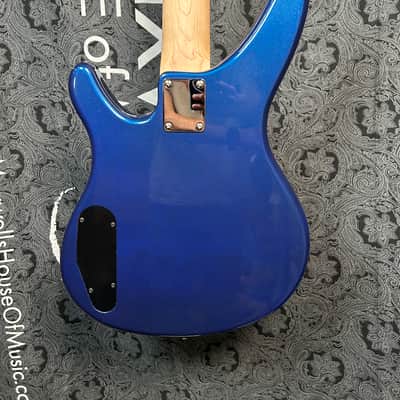 Yamaha TRBX174 DBM Electric Bass Guitar, 4-String, Dark Blue Metallic image 2