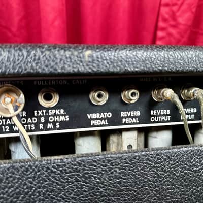 1975 Fender Princeton Reverb 1x10 Combo Guitar Amplifier image 11