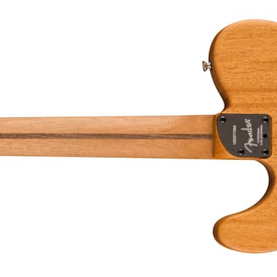 Fender American Acoustasonic Telecaster All-Mahogany Ebony FB Natural with Bag image 2