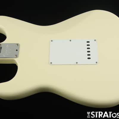American Fender CLAPTON Strat BODY & HARDWARE USA Stratocaster Olympic White image 3