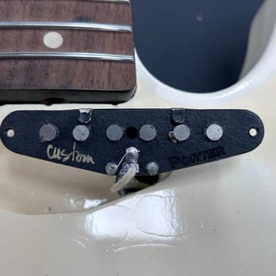 Rare Prototype PWN-001 Palir Titan Tele V-neck Black/White “Croc” Porter Pick Ups image 8