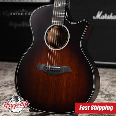 Taylor Next Generation Builders Edition 324ce Grand Auditorium Acoustic/Electric Guitar - Kona Burst with Hardshell Case image 1