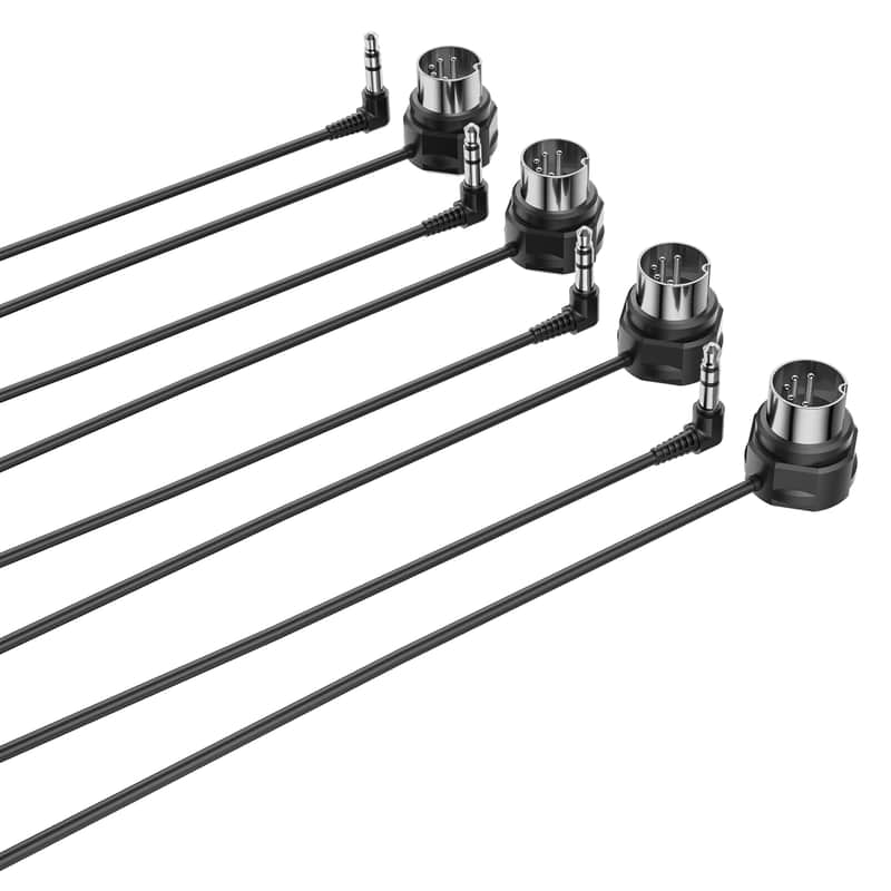 CME A35DIN5-3FT Angled 4-Pack 90cm - MIDI Cable image 1