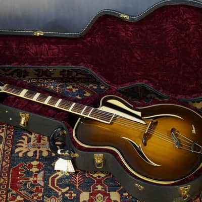 Sampo Archtop 1950s - Chocolate Sunburst made In Germany image 23
