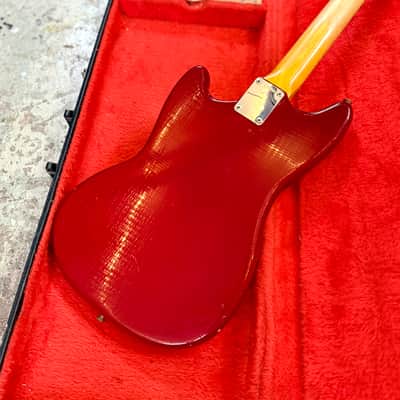 Fender MusicMaster II 1965 - Dakota Red pre CBS L serial original vintage USA image 16