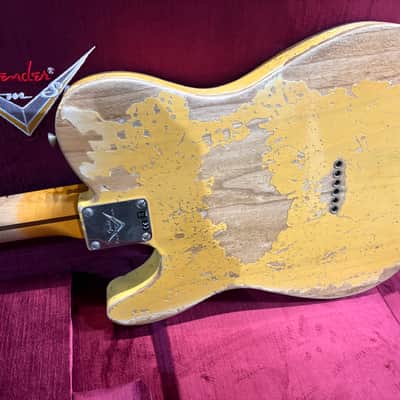 Fender Custom Shop '52 Telecaster Super Heavy Relic Blonde 2022 image 8