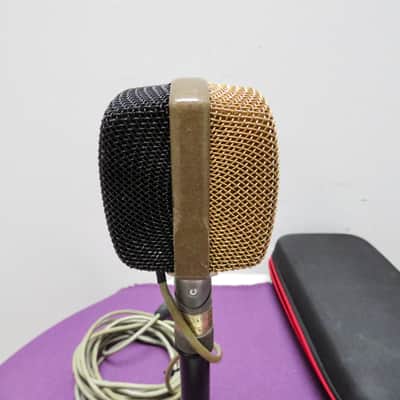 AKG D12 Cardioid Dynamic Microphone - 1960s - Gold/ Black image 6