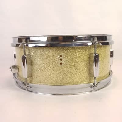 *Starlight 5.5x14" Snare Drum Silver Sparkle MIJ Japan Vintage 60s 3Ply Lauan* image 4