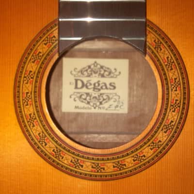 Vintage El Degas Classical Acoustic Guitar Model F4C MIJ image 5