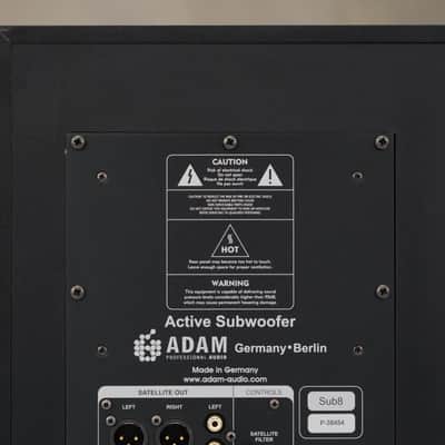 Adam Sub8 Active Subwoofer w/ Primacoustic Recoil Stabilizer Pad #58838 image 9