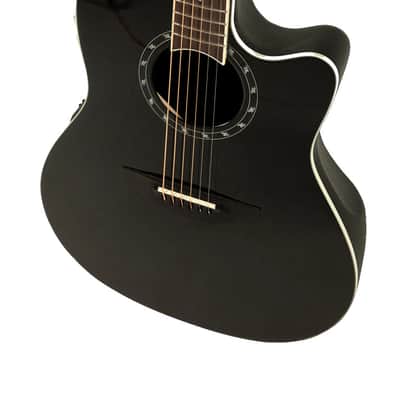 Ovation Pro Series Standard Balladeer E-Acoustic Guitar 2771AX-5 Black (2771AX-5-G) image 4