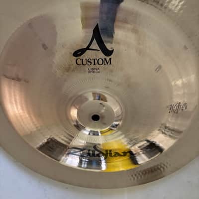 Zildjian 18" A Custom China Cymbal 1997 - Present - Brilliant image 3