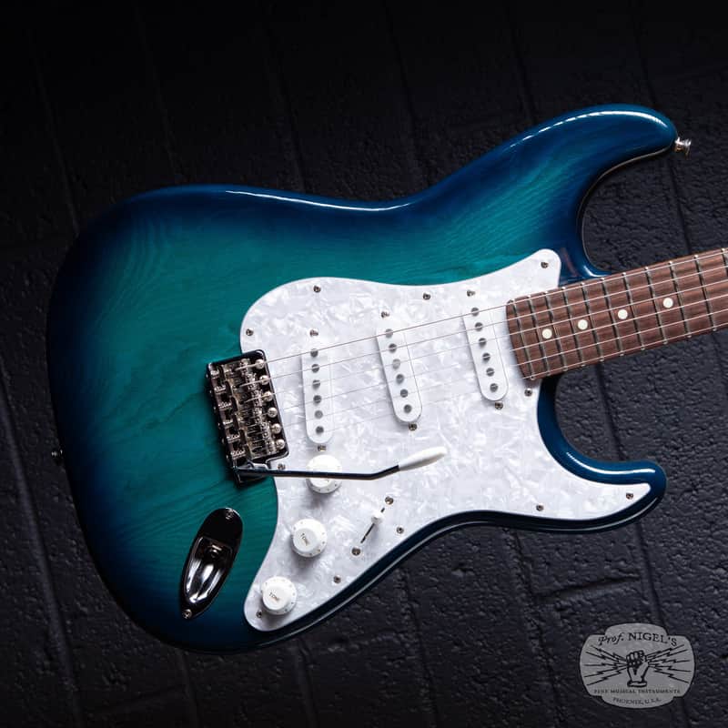 Tokai AST-108 S-Style MIJ Blue Burst Trans Ash Rosewood Alnico 2 Made in Japan image 1