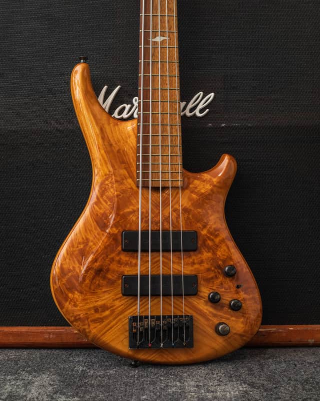 Roscoe SKB3005 5 String Bass - Natural image 1
