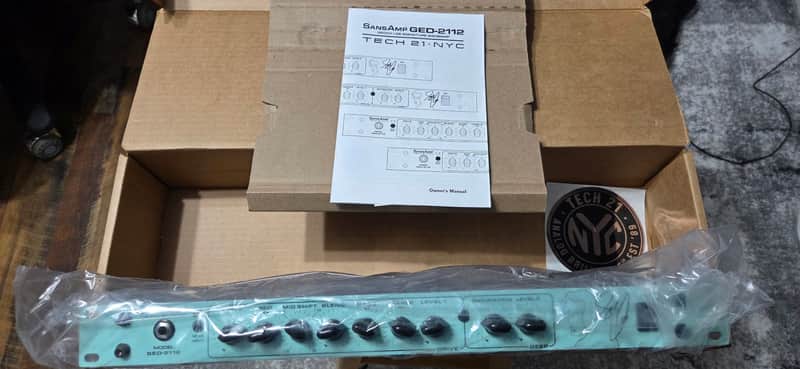 Tech 21 SansAmp Geddy Lee Signature Rackmount Bass Pre-Amp Mint Condition image 1