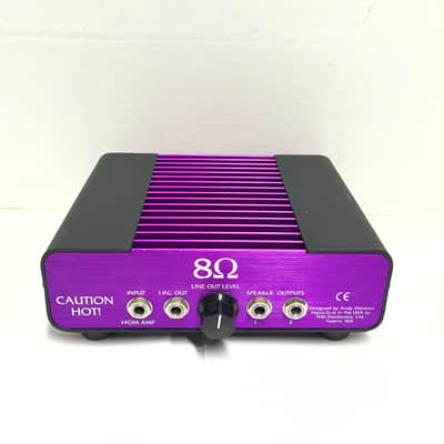 THD Hot Plate Power Reactive Attenuator 8 Ohm Purple Volume Control Load Box Amp Power Soak w Manual image 6