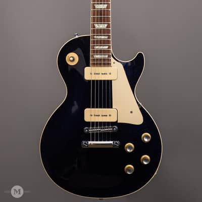 Gibson Guitars - 2018 Custom Shop Les Paul Standard - P-90s M2M - Brunswick Blue Sparkle - Used image 1
