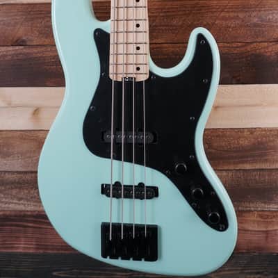 Schecter Retro J-4 Seafoam Green Bass image 2