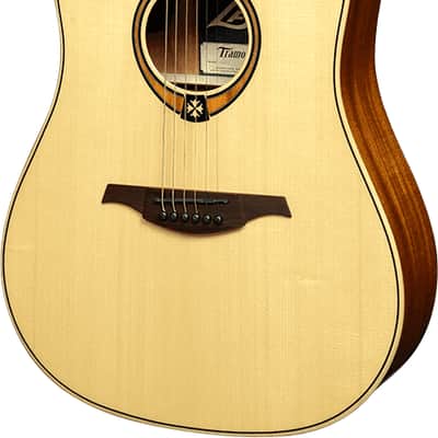 LAG T88DCE Tramontane Dreadnought Cutaway Acoustic Electric Guitar image 2