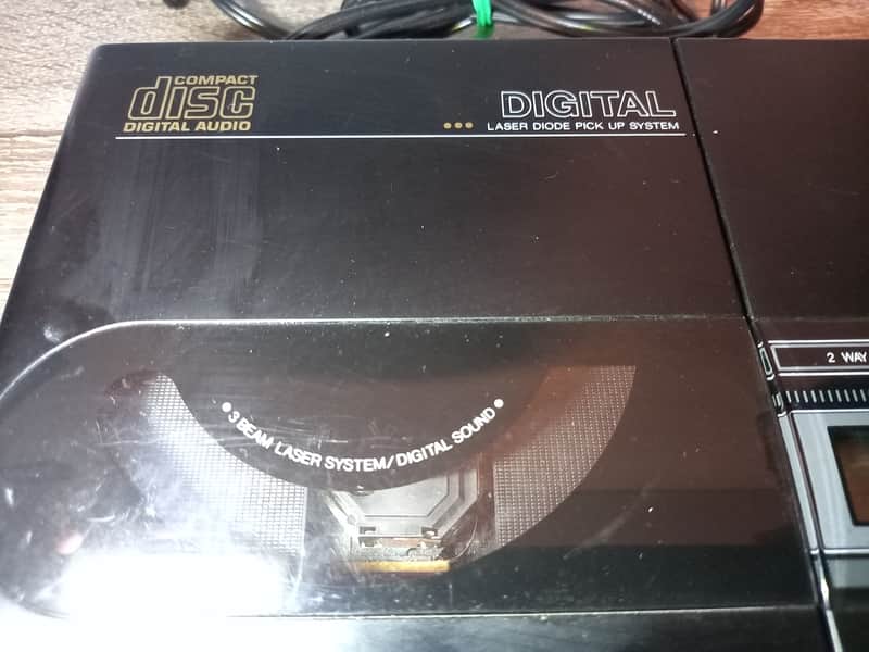 CROWN COMPACT DISC PLAYER CD-70 CDプレイヤー Vintage 1988 Crown Japan Compact Disc Player CD-70 CD Player Made