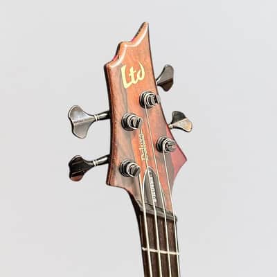 ESP LTD B-1004 Multi-Scale 4 String Electric Bass Guitar - Natural image 6