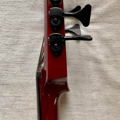 NS Design WAVc 5 String Full Size Electric Upright Bass 2025 - Transparent Red image 17