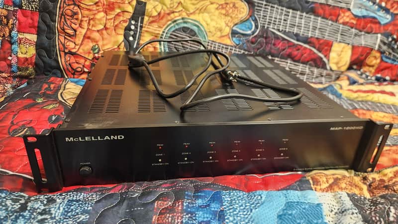 McLelland MAP-1200HD Multiroom Controller Amplifier Amp Audio VGC w/ Accessories image 1