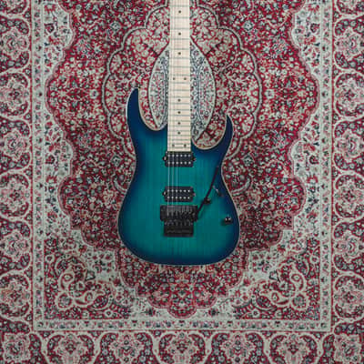 Ibanez RG652AHM Prestige - Nebula Green Burst image 2