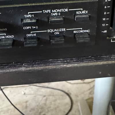 Sansui SE-8 90’s ish - Black Equalizer with Rack mount handles image 3