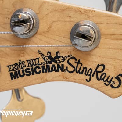 Ernie Ball Music Man Stingray 5 Bass with a Birdseye Maple Neck in Sunburst - 1991 image 13