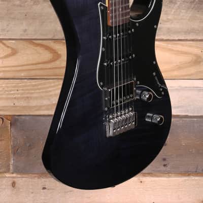 Yamaha PAC612VIIFM Pacifica Electric Guitar Translucent Black image 2
