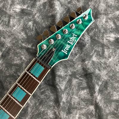 Iron Label Guitars Leonidas 7 String 2025 - Transparent Teal image 8