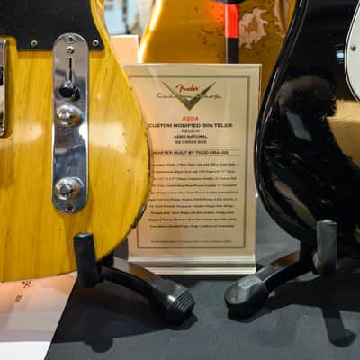 (Pre-Order) Fender Master Built By Todd Krause - Custom Modified ''50s Tele Relic, Aged Natural - 2026 Summer Dealer Event #204 image 2