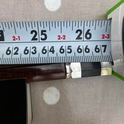 Double Bass French Bow - G.B.Bows - Snakewood Model - Silver Mounted image 23