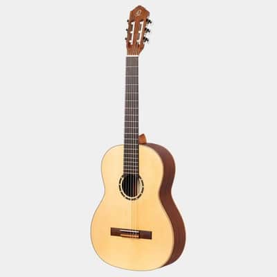 Ortega R121L Left-Handed Classical Guitar – Full Size, Cedar Top, Mahogany Back & Sides, Gloss Finish image 16