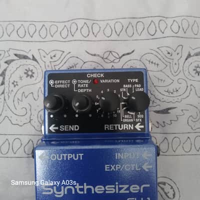 Boss SY-1 Synthesizer 2019 - Present - Blue image 3