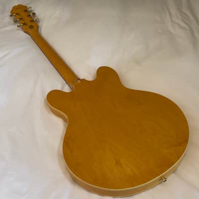 Vintage 2000 Epiphone Dot Deluxe Limited Edition Flame Top - Made in Korea (MIK) - Natural - Free Pro Setup image 16