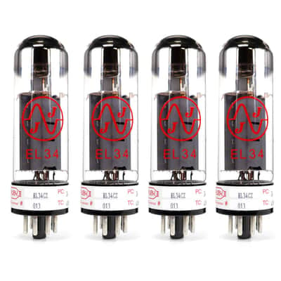 JJ JJ Electronic EL34 Power Tube Apex Matched Quad | Reverb