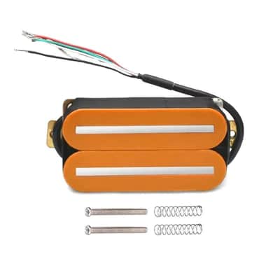 Dual Blade Guitar Humbucker Pickup in Orange image 1