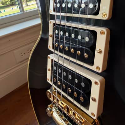 2026 Gibson Custom Shop Les Paul Custom Peter Frampton “Phenix” Inspired VOS - Ebony Black image 5