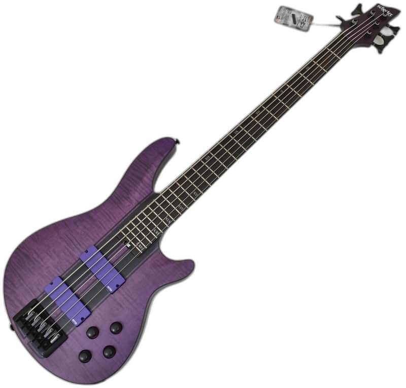 SCHecter C-5 GT BASS - SATIN TRANS PURPLE