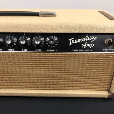 1963 Fender Tremolux Amp Head Only (Blackface AA763) Owned by Ian D'Sa of Billy Talent image 17