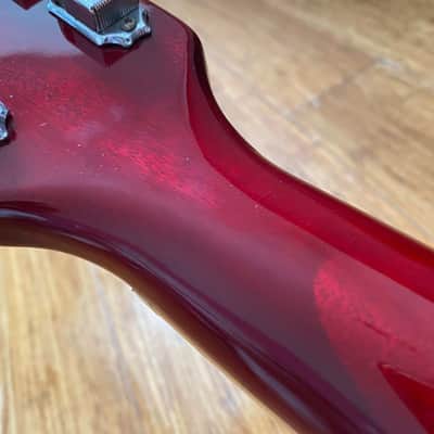 K-ON! Rare Yui Hirasawa Single Cutaway Heritage Cherry Sunburst. Super Rare Anime! image 14