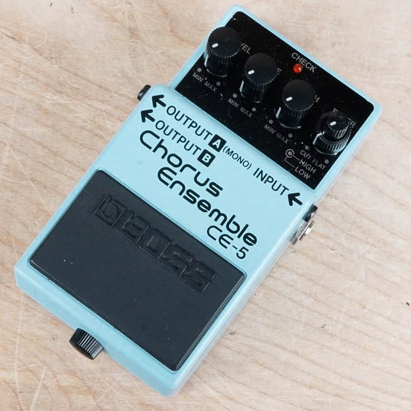Boss CE-5 Chorus Ensemble (Dark Gray Label) 2011 Blue image 1